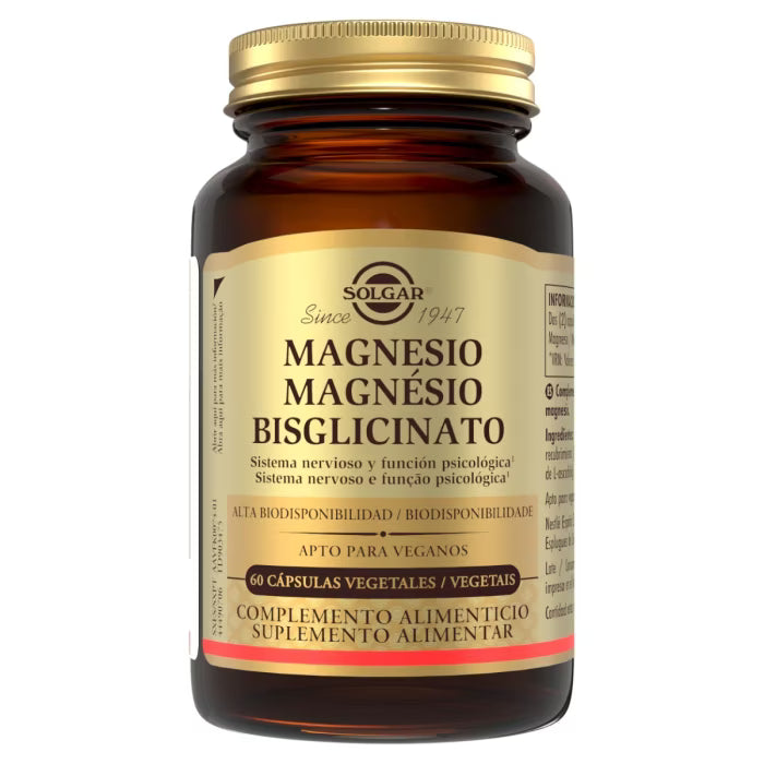 SOLGAR MAGNESIO BISGLICINATO 60 CAPS(B)