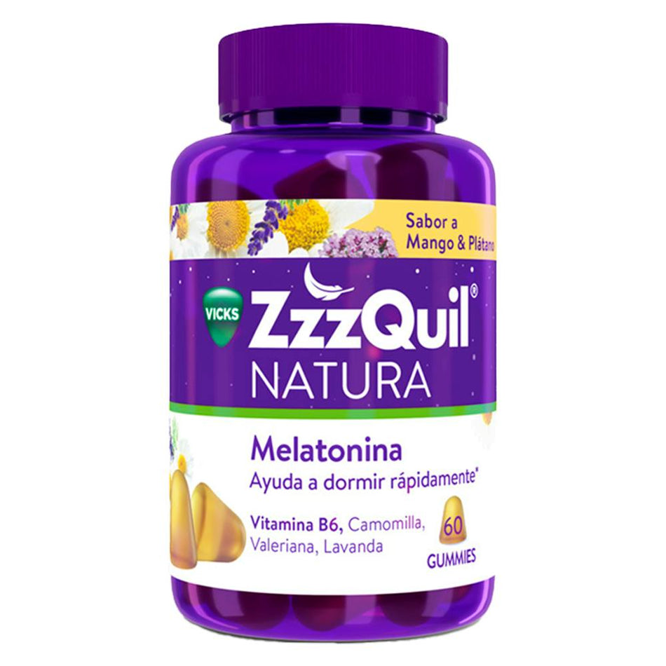 MELATONINA ZZZQUIL MANGA 60 GOMES