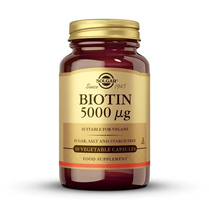 SOLGAR BIOTINA 5000MCG 100CAPS