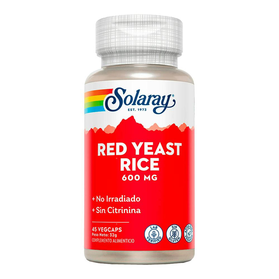 SOLARAY RIZ ROUGE DE LEVURE 45CAP
