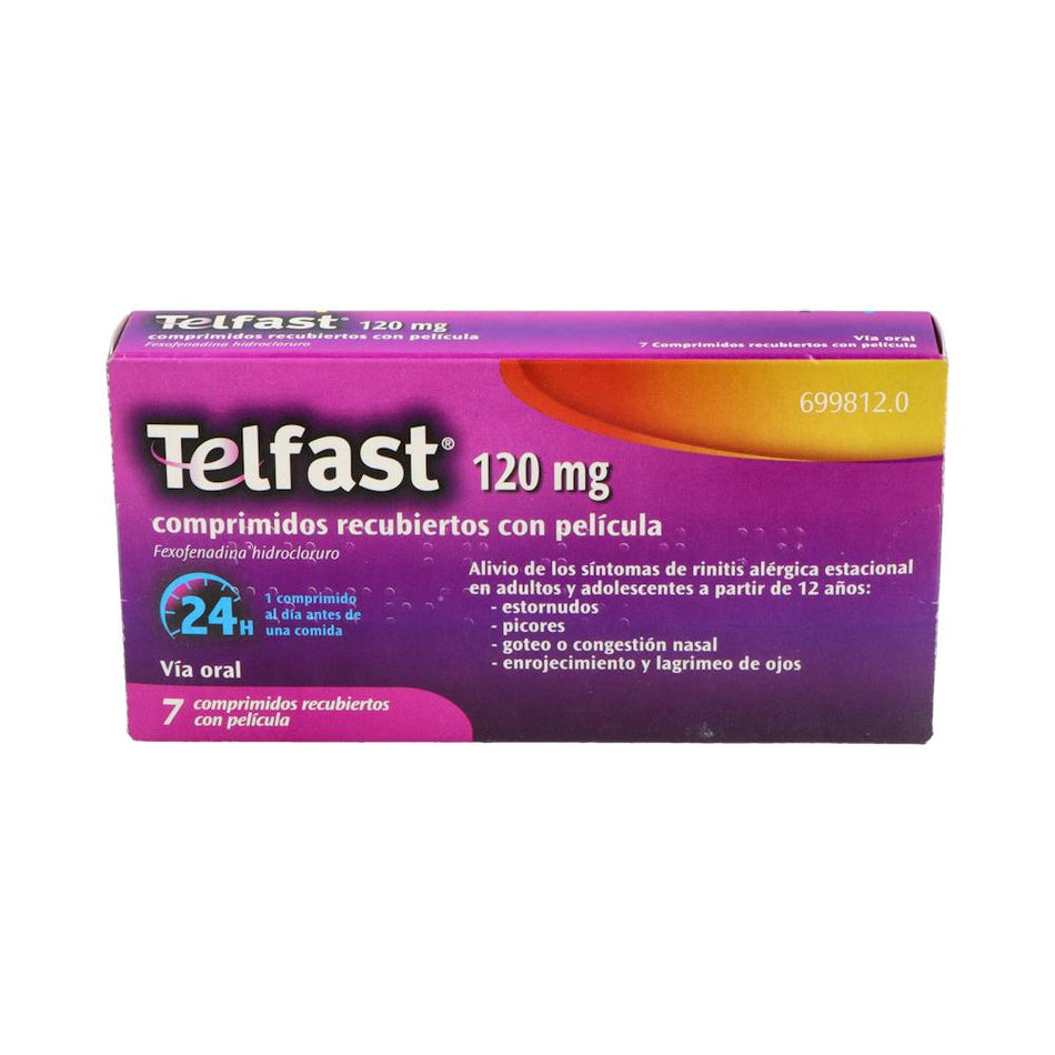 TELFAST 120MG 7 COMPRIMITS