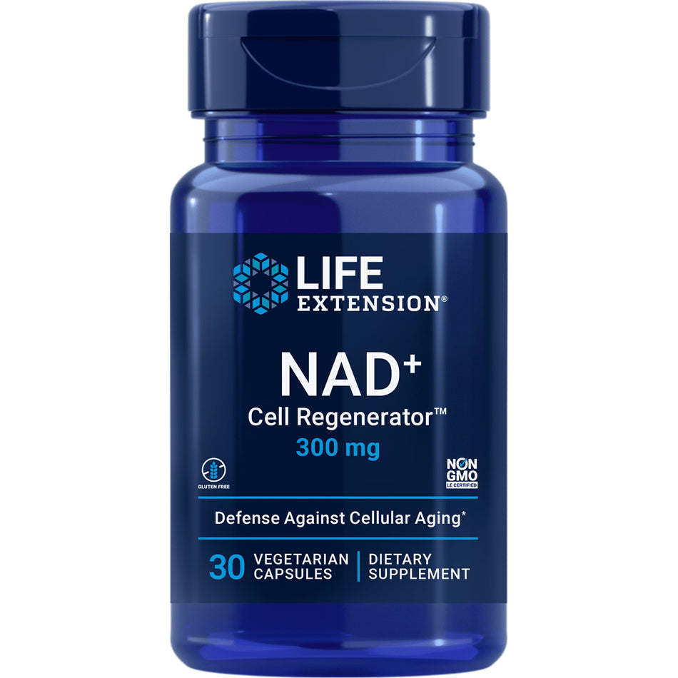 LIFE EXT NAD+ CELL REGEN AND RESVERATROL 30 CÀPSULES (2348)