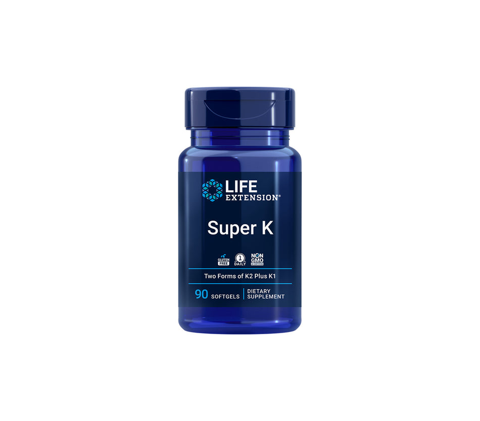 LIFE EXT SUPER K W/K2 90 GELUL (2334)