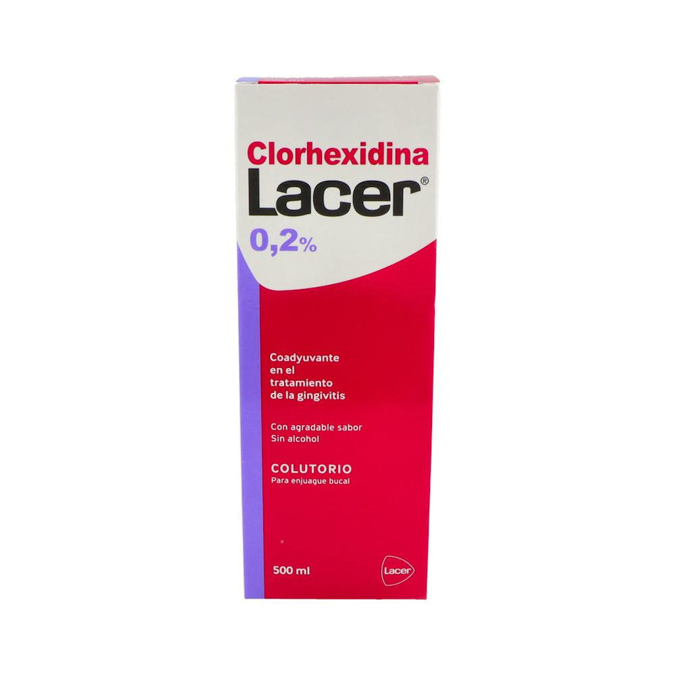 CHLORHEXIDINE LACER 0.2% BAIN DE BOUCHE 500ML