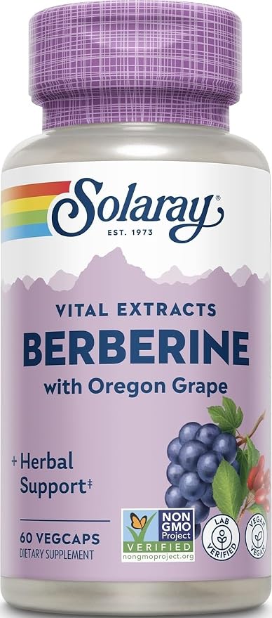 SOLARAY BERBERINE 60 VEGCAPS