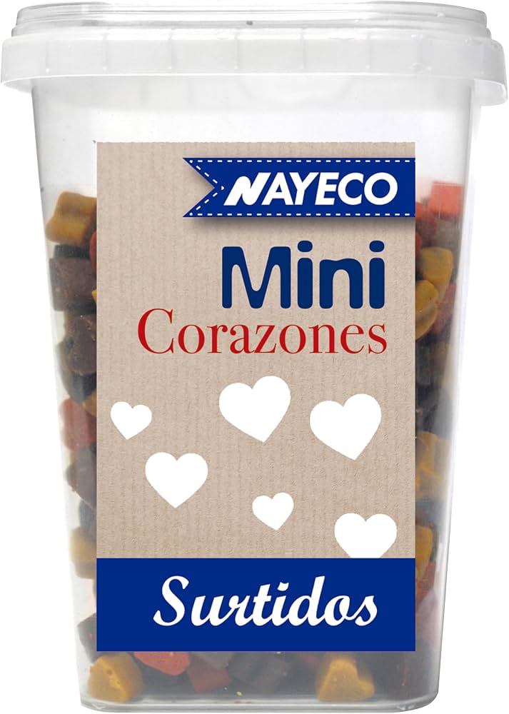 NAYECO SNACK SEMIHUMEDO MINI CORAZON 200G VET
