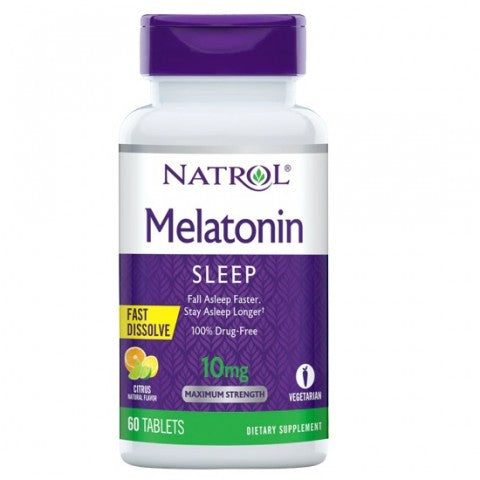 MELATONIN NATROL 10MG F/D 60 TAB