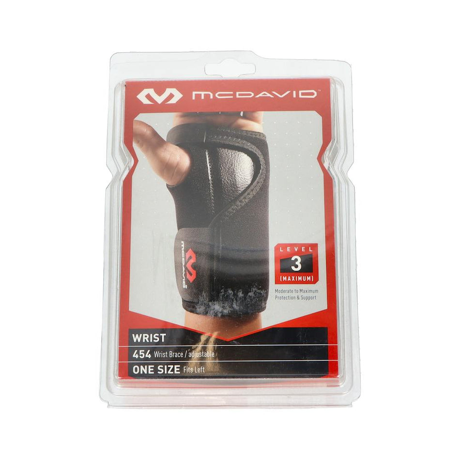 MCDAVID MUÑEQUERA AJUSTABLE CON FERULA T-U IZQUIERDA 454R