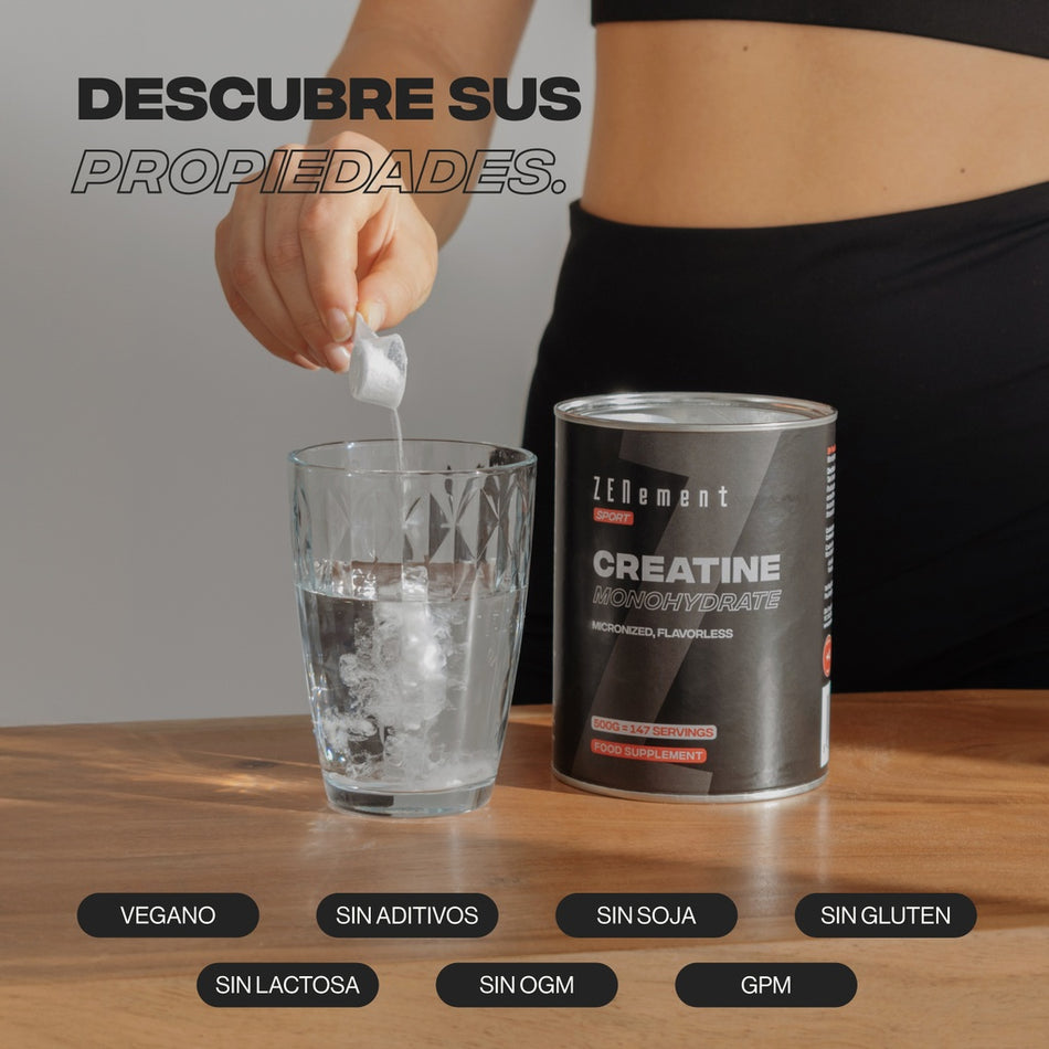 ZENEMENT CREATINA MONOHIDRATO MICRONIZADA 500G