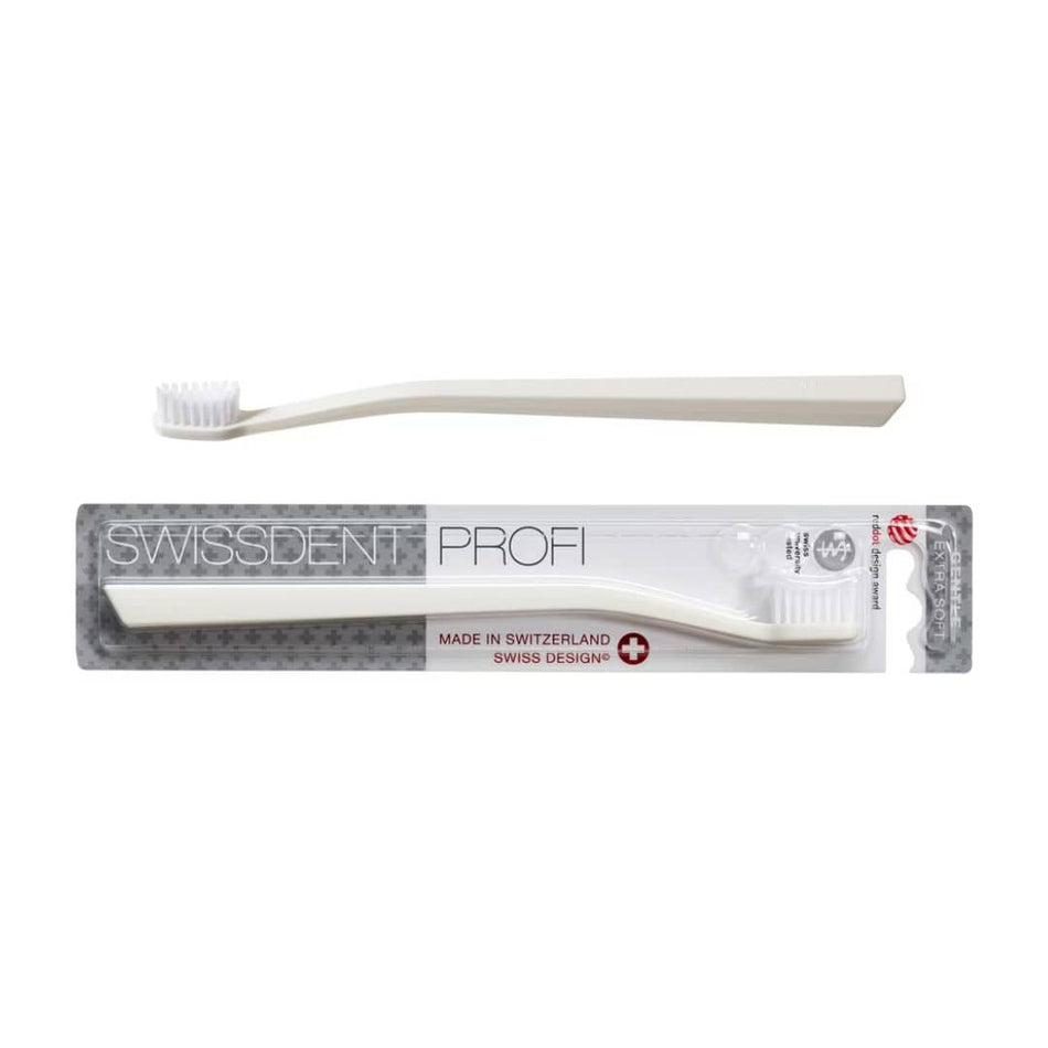 SWISSDENT PROFI GENTLE TOOTHBRUSH WHITE