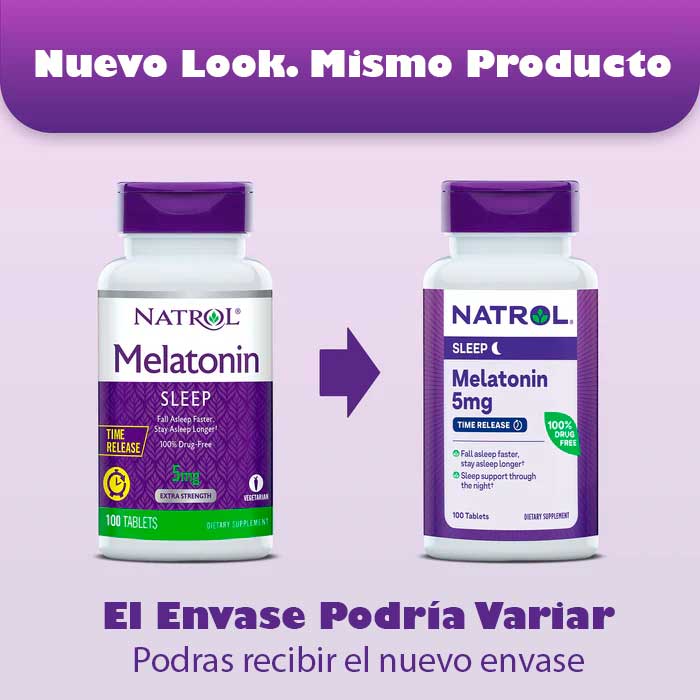 MELATONIN NATROL 5MG TIME RELEASE 100TAB