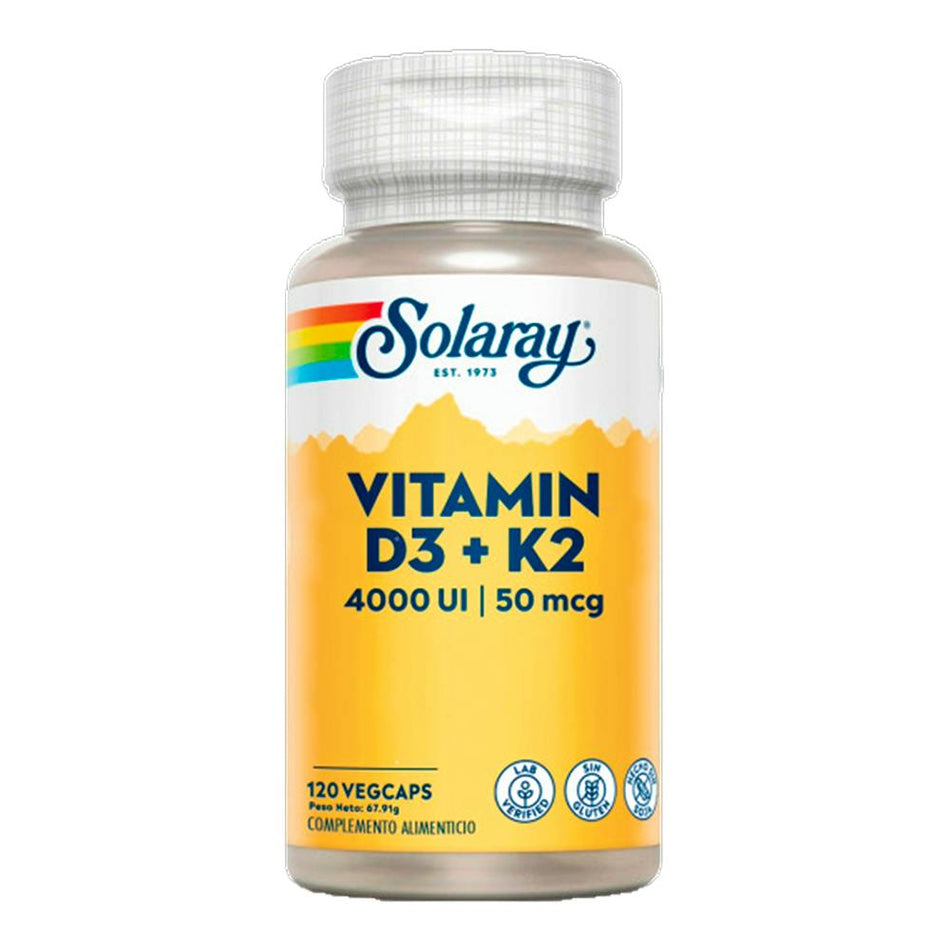 SOLARAY GRANDE VIT D3 4000 UI K2 120 CAPS