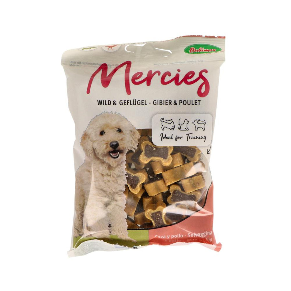 SNACK SEMIHUMIT DE CAÇA I POLLASTRE MERCIES 100G