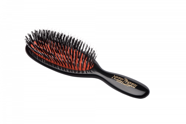 BN4 MASON PEARSON POCKET BRISTLE&NYLON DARK RUBY