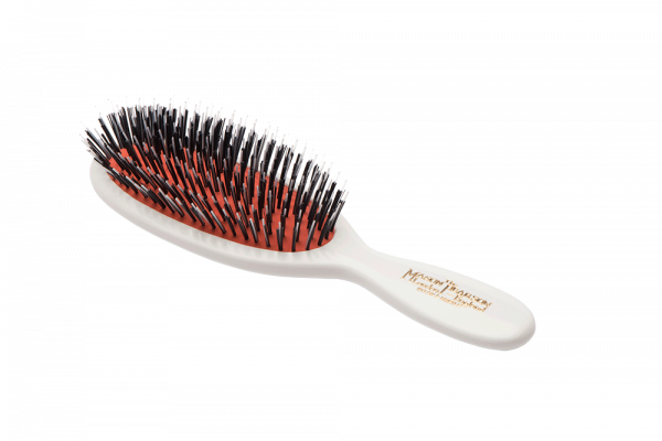 BN4 MASON PEARSON POCKET BRISTLE&NYLON WHITE