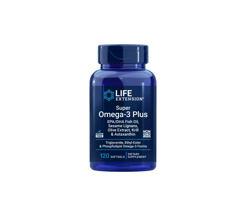 LIFE EXT SUPER OMEGA 3 WITH KRILL 120CAP (1988)