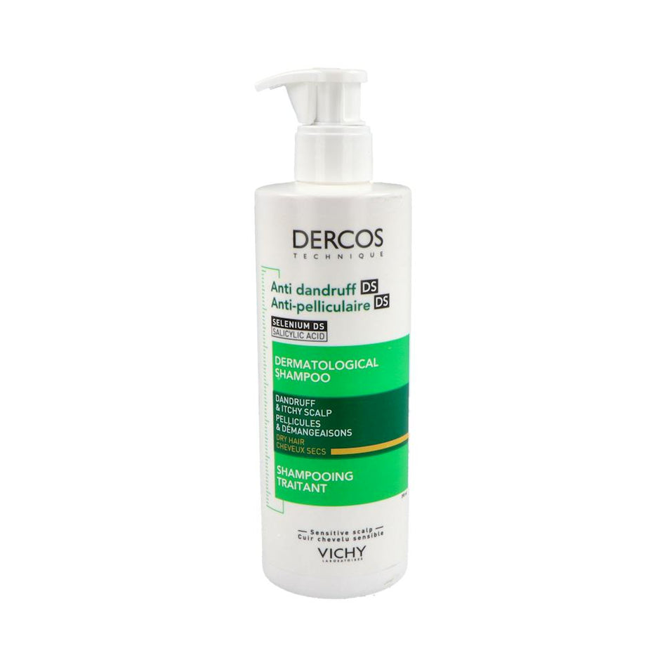 DERCOS SHAMPOOING DS ANTI-PELLICULAIRE CHEVEUX SECS 400 ML