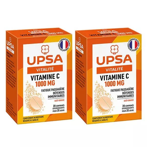 VITAMINE C UPSA 1000MG EFERV LOT2 2U25%