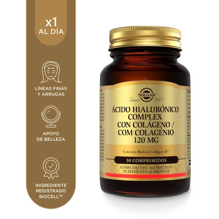 SOLGAR ACIDO HIALURONICO COMPLEX 30TAB
