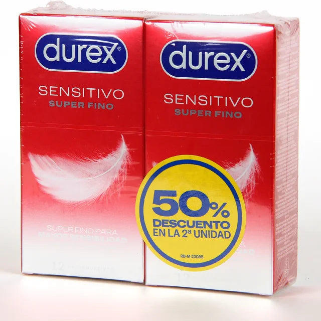 DUREX DUPLO SENSITIF SUPER FIN 24 UNITÉS