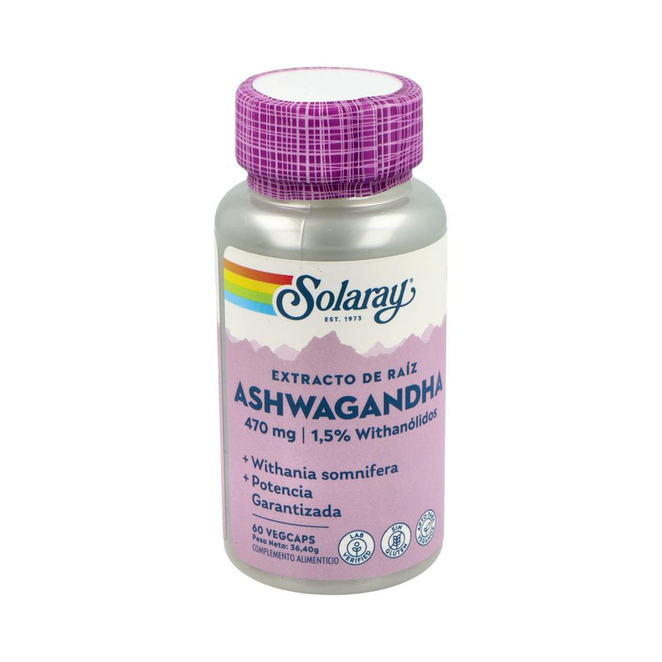 SOLARAY ASHWAGANDHA 470 MG 60VEGCA(B)