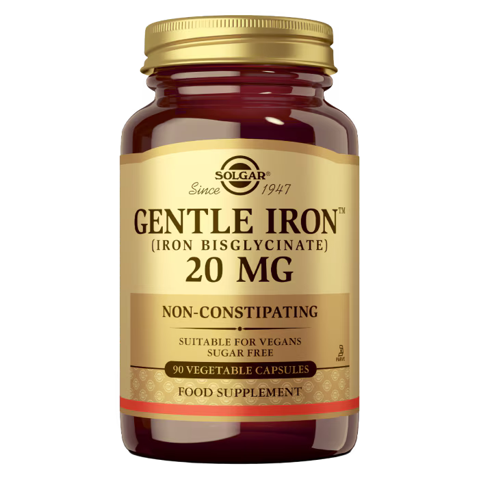 SOLGAR HIERRO(IRON) GENTLE 25MG 90 CAP