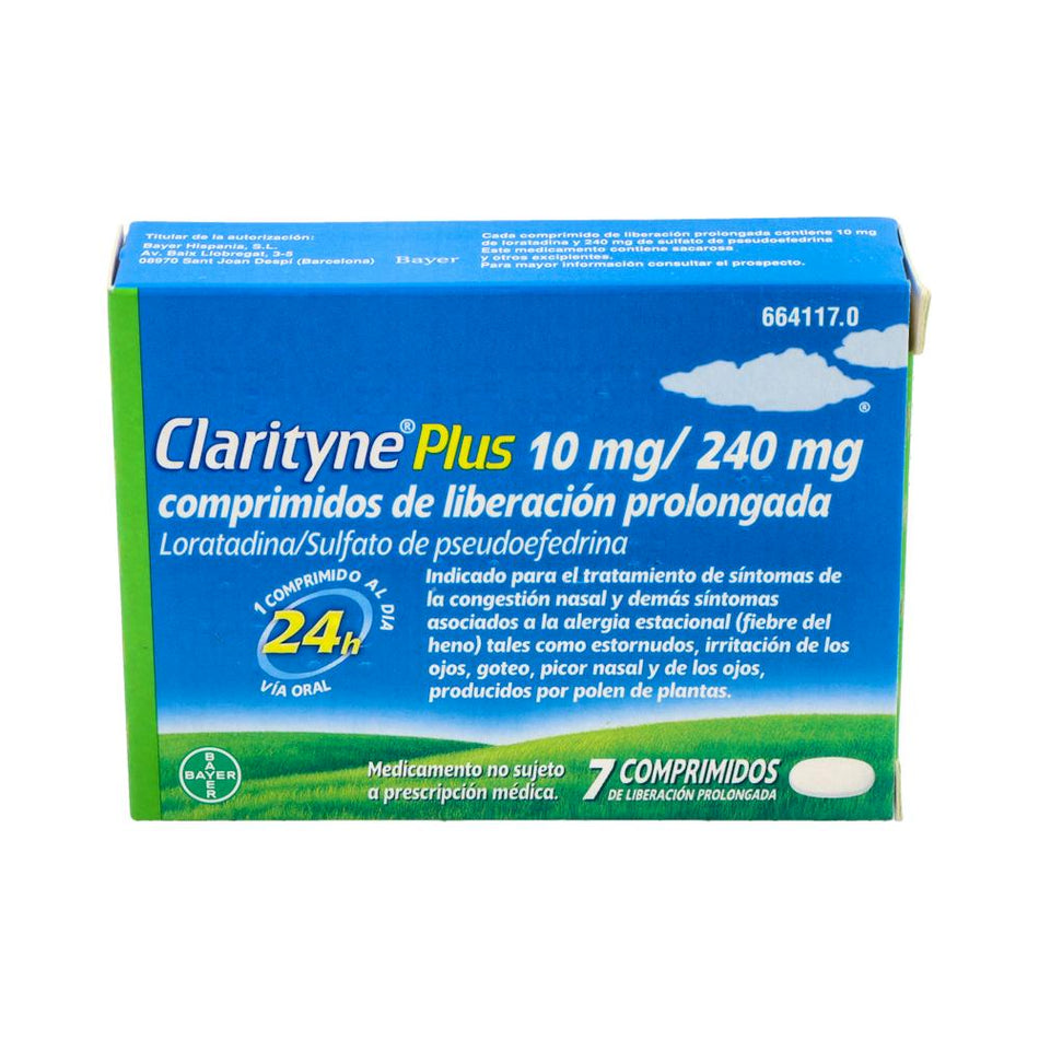 CLARITYNE PLUS 10 MG 7 COMP
