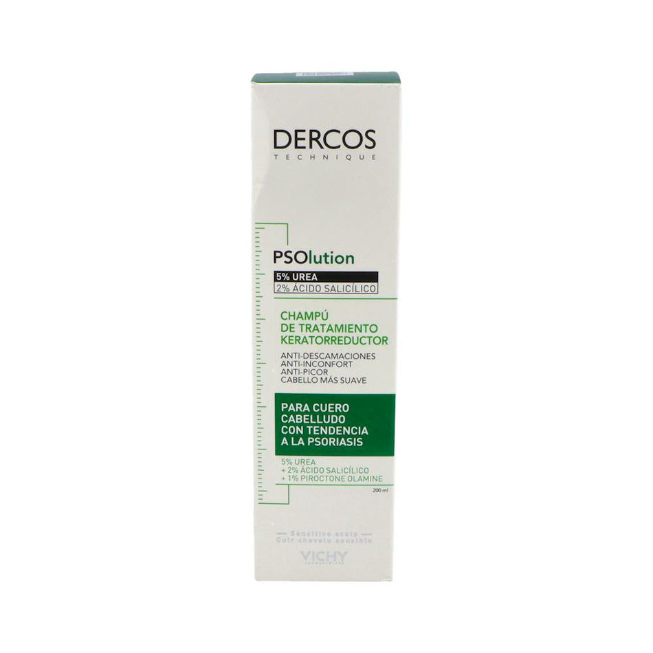 DERCOS SHAMPOOING KÉRATORÉDUCTEUR PSOLUTION 200 ML
