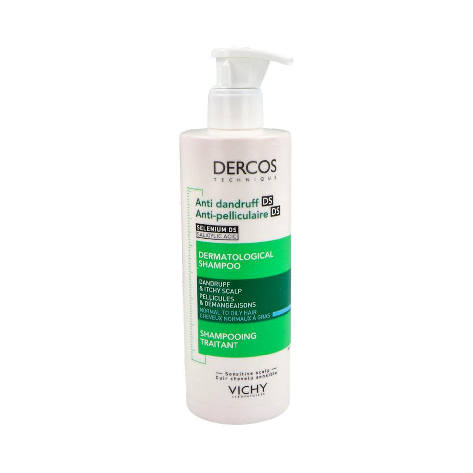 DERCOS SHAMPOOING ANTI-PELLICULAIRE CHEVEUX GRAS 400 ML