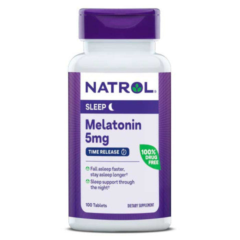 MELATONIN NATROL 5MG TIME RELEASE 100TAB
