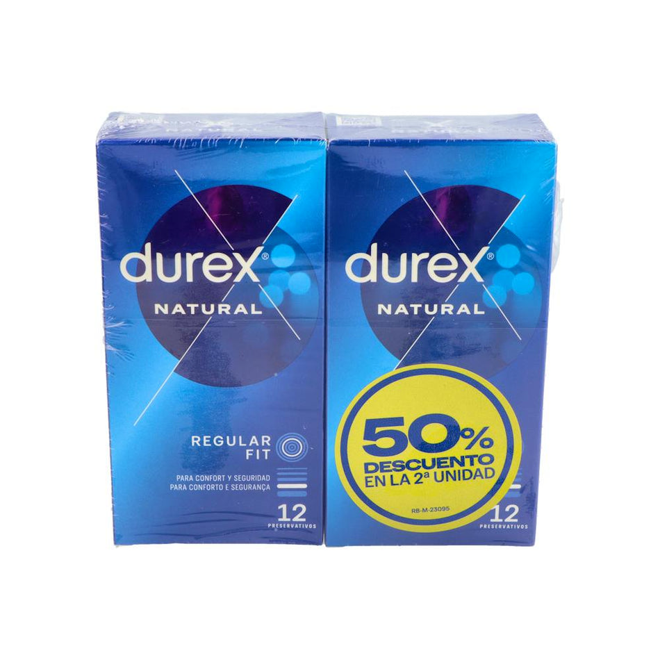 DUREX DUPLO NATURAL PLUS 12 UNITÉS