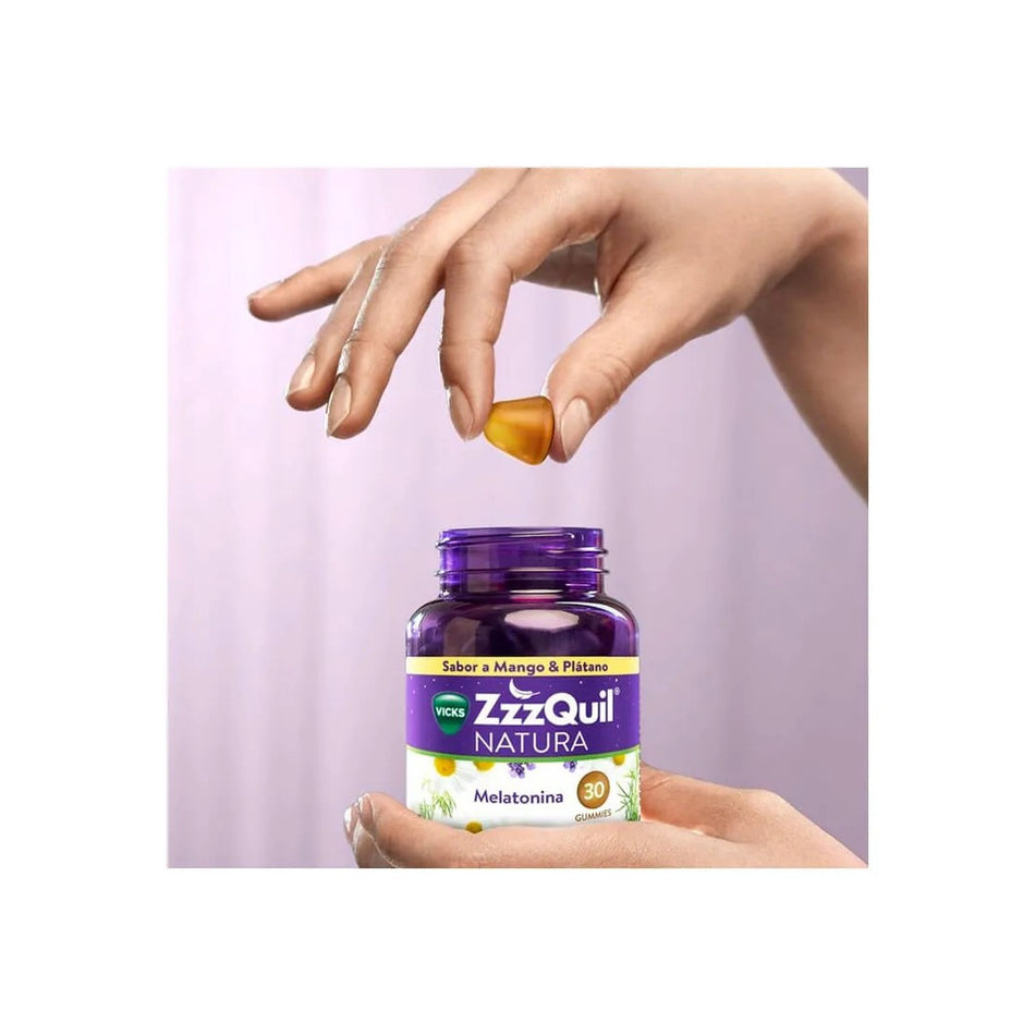MELATONIN ZZZQUIL MANGO&PLATANO 90U