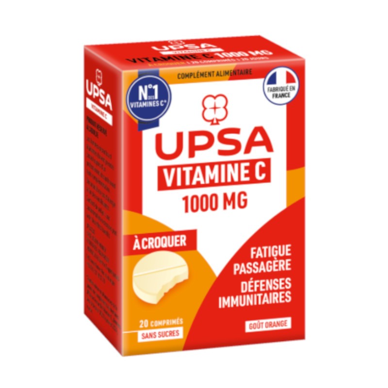 VITAMINE C UPSA 1000MG A CROQUER 20COMP